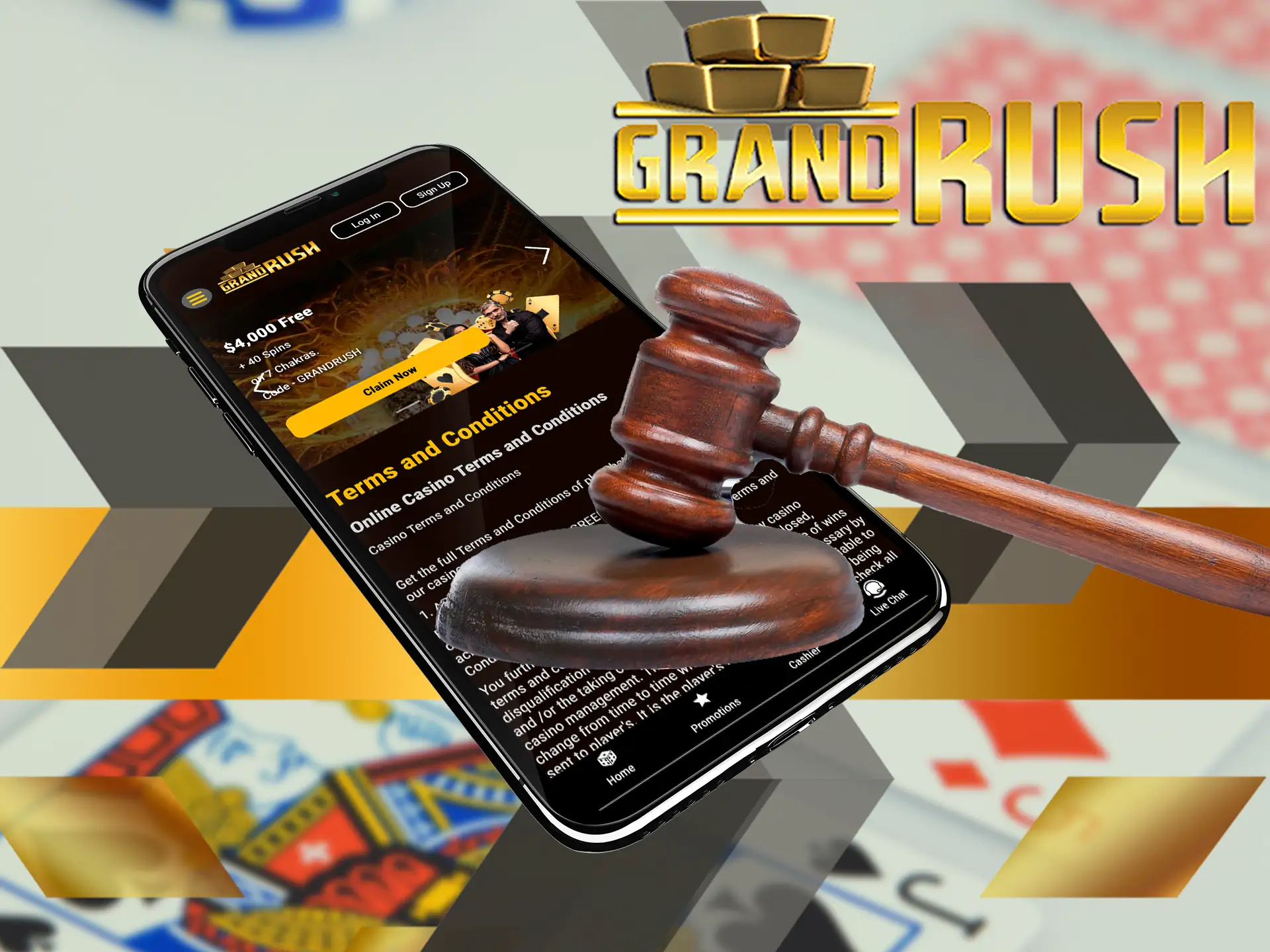 Grand Rush Casino is fully legal and regulated by the Curacao Government.