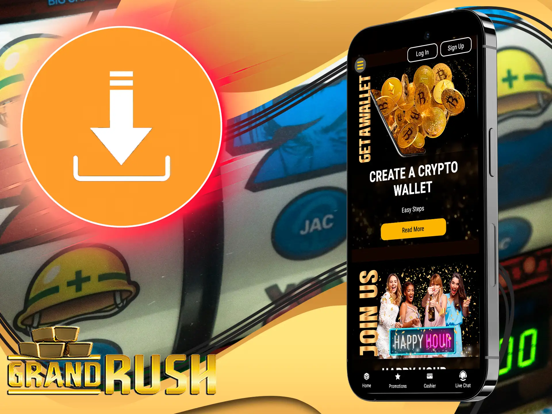 You can safely download the Grand Rush Casino app without fear of breaking the law, it is completely legal in Australia.