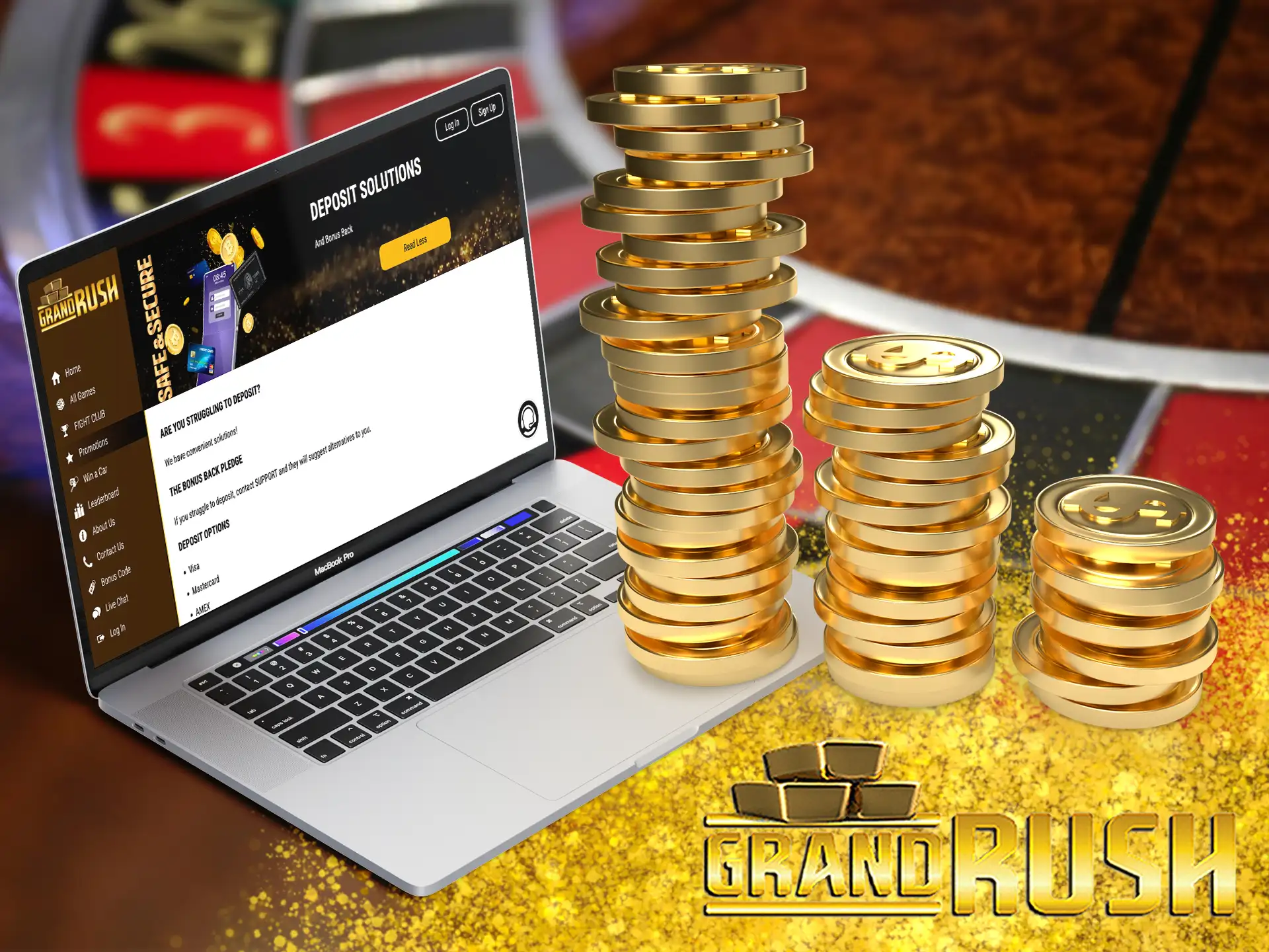 Use promo code 99QUEENS and get up to 1,500 AUD and 99 Grand Rush casino free chips.
