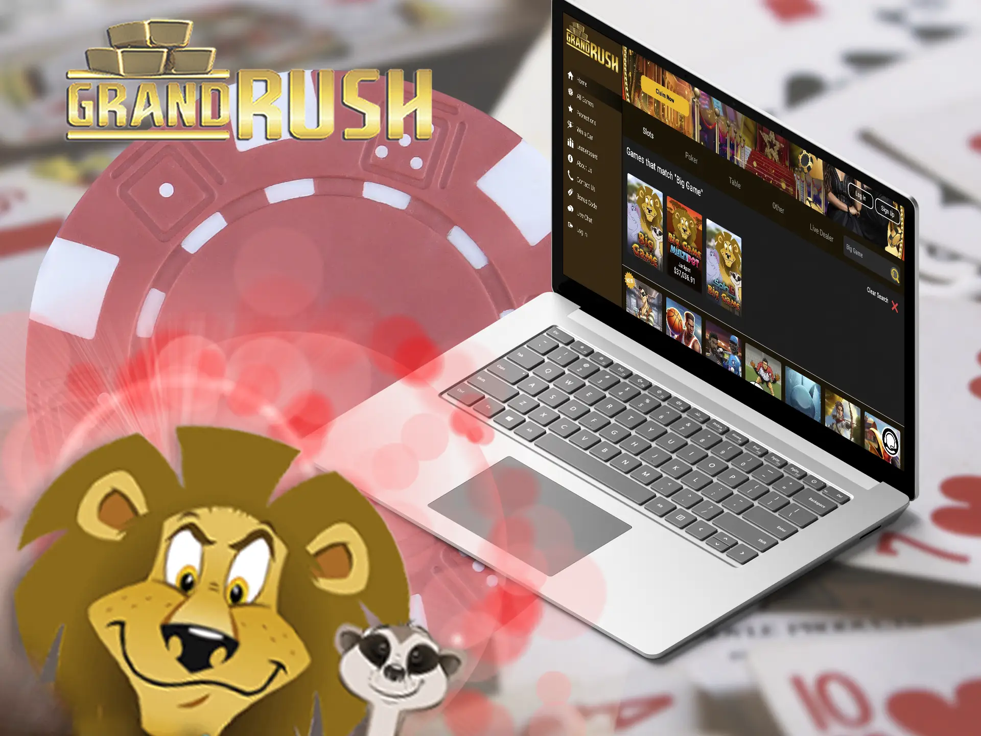 If you are tired of casinos, Big Game will be something new on Grand Rush.